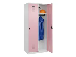 locker,HxBxD 1850x800x500mm,2vak,vak B 400mm,draaigrendel