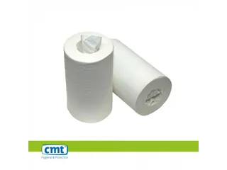 Poetsrol Mini Eco Cel zonder koker 1-laags Wit 12 Rol - 1