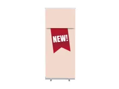 Roll-Banner 85x200 complete set met print "NEW" Rood