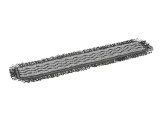 Microfiber Damp42 microvezel vlakmop donkergrijs klittenband 60cm - 1