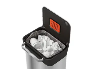 Pedaalemmer Intelligent Waste Titan mat RVS Zwart 30 liter - 4