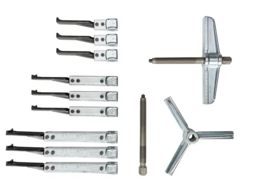 1.07/K-2 Trekkerset met 9haken,200x150/220/300mm