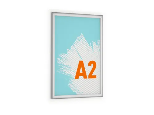 Kliklijst aluminium Outdoor A2 metaal zilver