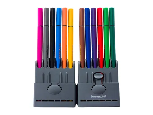 Fineliner Bruynzeel Teens 0.4mm assorti