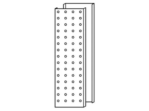 zijpaneel,v. achterzijde bureau,H 680mm,antraciet