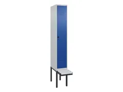 locker voor scheiding van kleding,HxBxD 2120x300x815mm,1vak