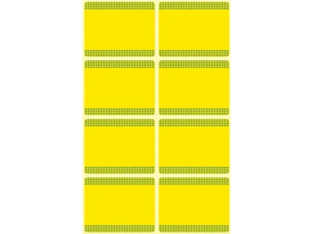 Avery Zweckform Diepvriesetiketten in blister geel 40 stuks