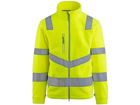 Fleece vest Arco Responsible Hi-Vis geel maat 3XL