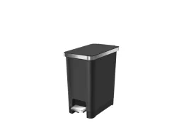 Hana Slim 1 Pedaalemmer 10 Liter Zwart
