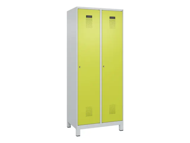 locker voor scheiding van kleding,HxBxD 1950x800x500mm,2vak