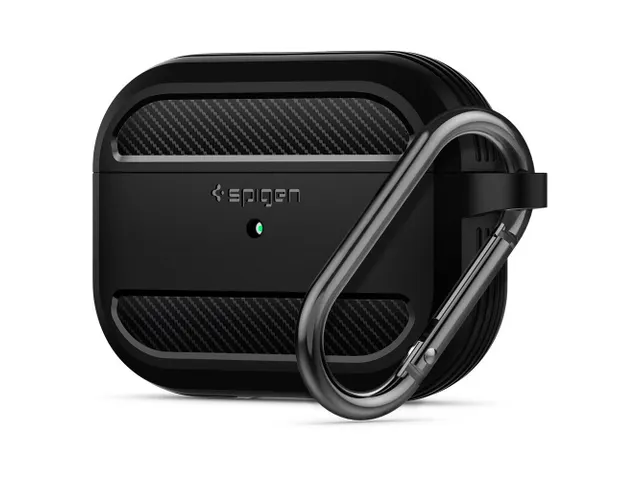 Spigen ASD00540 AirPods Pro Hoes Rugged Armor Mat Zwart
