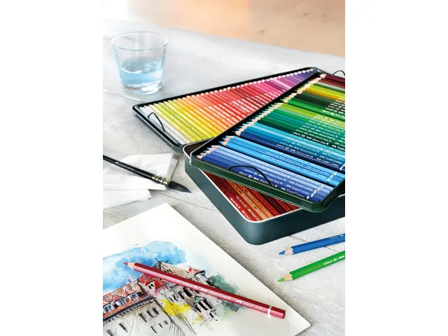 Crayons de couleur Albrecht Dürer Magnus boîte métal 120pcs