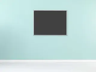 Prikbord Bulletin Zwart 60x90cm Softline Profiel 16mm - 2