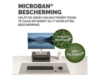 Polssteun Fellowes Breyta palm grijs 6x18cm - 12