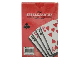Speelkaarten premium rood