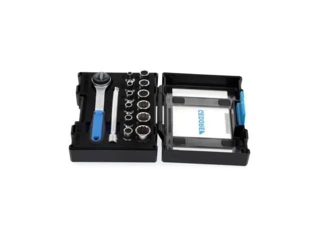 D 20 DMU-3 Dopsleutelset 1/4 inch 13-delig UD profiel 4-13mm