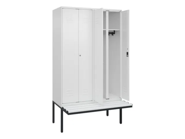 locker voor scheiding van kleding,HxBxD 2120x1200x815mm,4vak