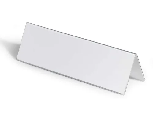 Tafelnaambord Durable 8053 105x297mm transparant