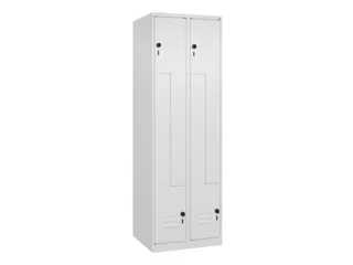Z-garderobekast,HxBxD 1850x600x500mm,vak B 150/300mm,draaigrendel - 1
