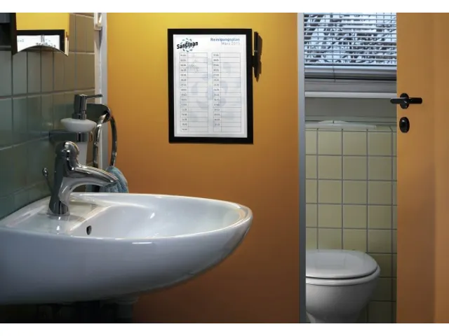 Duraframe Zelfklevend Kader NOTE A4 Zwart