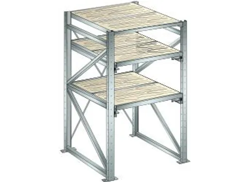 uittrekstelling voor zware lasten,HxBxD 2000x1290x1260mm,vaklast 800kg