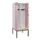 locker met bank,voor scheiding van kleding,HxBxD 2120x800x815mm,2vak