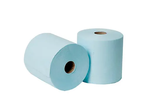 Euro Products 6141 Sontara Poetsdoek Cepol blauw 2 Rol 500vel