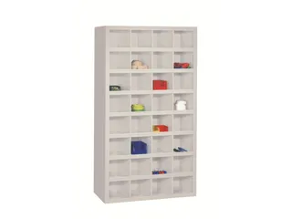 Materiaalstelling Staalplaat HxBxD 1800x1000x500mm 32 Vakken Ral7035 - 1