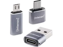 7600913 INTENSO USB MIX 480 Adapter 3 stuks USB-A USB-C USB 2.0