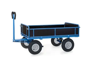 Handtrekwagens 6455l 1000kg 1600x900mm Multiplex Wanden Luchtbanden - 1