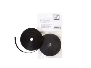 Klittenband Office kabelbinder 2-in 1 13mmx10m zwart - 1