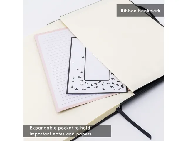 Carnet de notes Pukka Pad B5 ligné noir