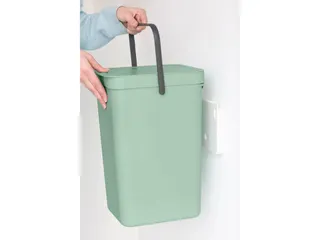 Afvalemmer Sort & Go 16 Liter Jade Groen - 5