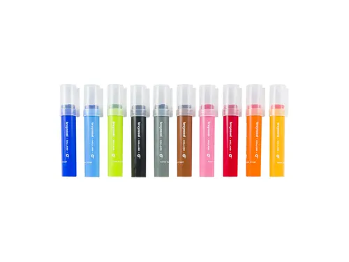 Stempelstift Bruynzeel Kids Super Stamp assorti 10 stuks