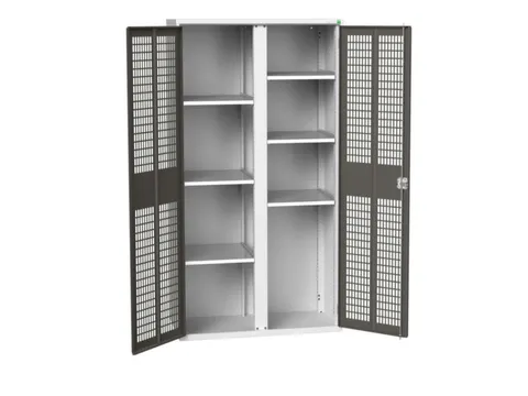 universele kast,HxBxD 2000x1050x550mm,6xStalen bodem,scheidingswand