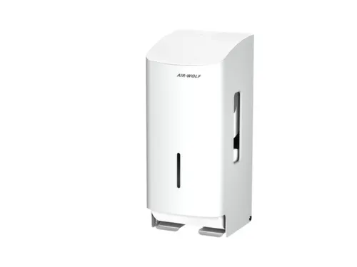 toiletpapierdispenser,HxBxD 277x117x130mm,v. 2rol(len),behuizing RVS