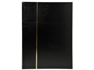 Postzegelalbum Exacompta 22.5x30.5cm 48 zwarte pagina's zwart - 3