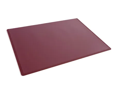 Schrijfonderlegger Rood 530x400 mm met transparant afdekvel PP