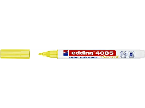 Krijtstift edding by Securit 4085 rond 1-2mm neon geel