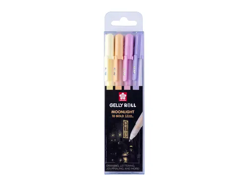 Gelschrijver Sakura Gelly Roll 1.0mm Moonlight 10 Sunrise 4 stuks