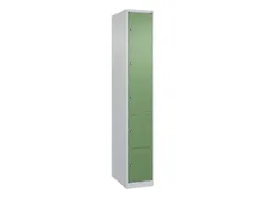 lockerkast HxBxD 1850x300x500mm 1x5vakken cil.-slot staand op vloer