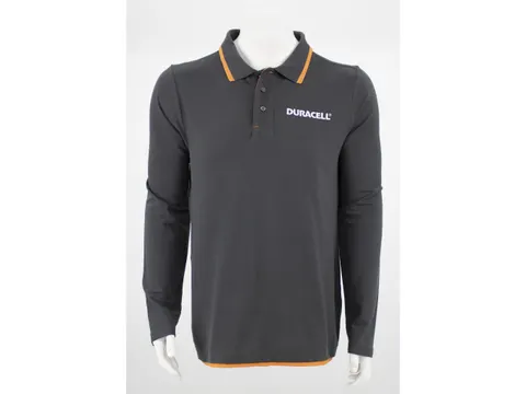 Schijvens Dura 202002-46 polo met lange mouwen, antraciet, maat 2XL, p