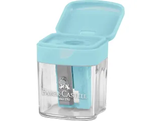 Puntenslijper Faber-Castell mini assorti display 24 stuks 6x blauw,6x - 3