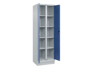 wasgoedverdeelkast,HxBxD 1950x600x500mm,vak B 300mm,draaigrendel - 2
