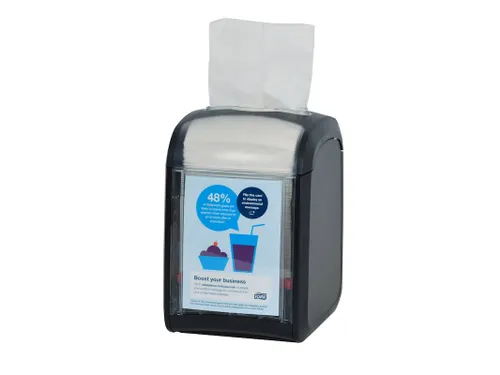 Tork 962900 Startpakket Xpressnap Fit Tabletop Dispenser N14 Zwart