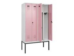 PBM-locker,HxBxD 2120x1200x500mm,4vak,vak B 300mm,draaigrendel