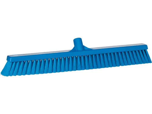 Veger Vikan zachte vezel bezem 610mm blauw