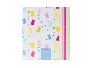 Ordner B'LOG SWEET CANDY A4 2r 8cm krimp a 2st 2 motieven - 4