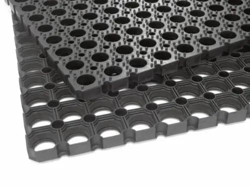 Schoonloopmat Rubber 100x150 Cm Gewicht 9kg/m² Shore Hardheid 55