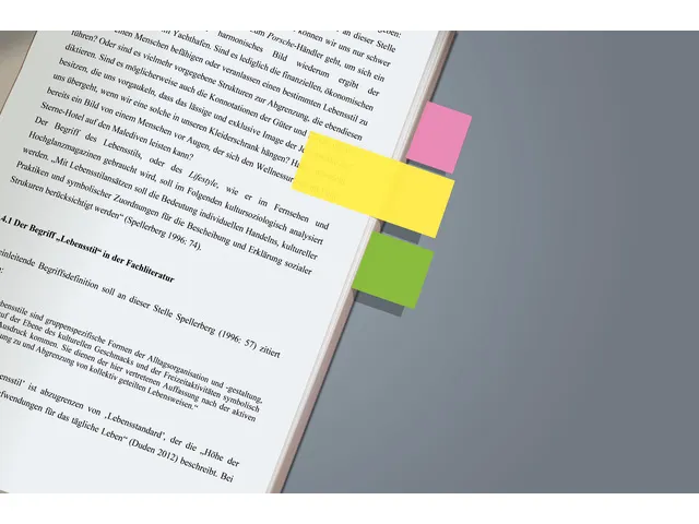 Index repositionnable 80x50mm Brillant 4 couleurs assorties